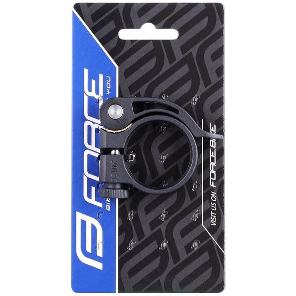 Tija sa Colier Force cu clema C4.4 34.9 mm, Al, negru mat