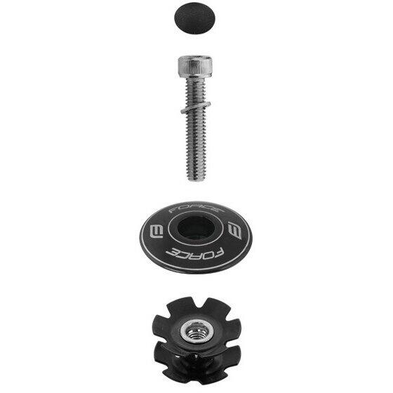 Capac si floare furca Force 1.1/8 pe negru