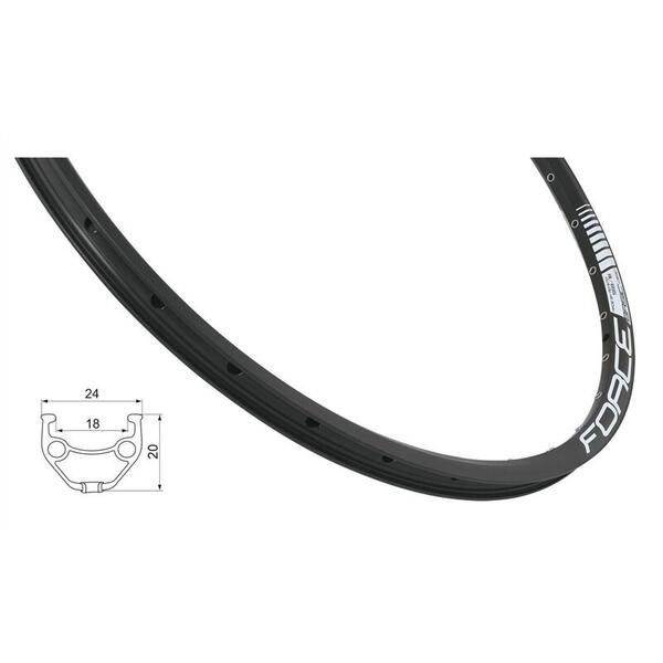 Janta Janta Force Basic Disc 559x18 36h neagra