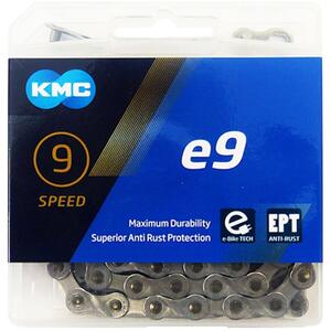 Lant KMC E9 EPT 9 Viteze 133 zale Ebike, Argintiu