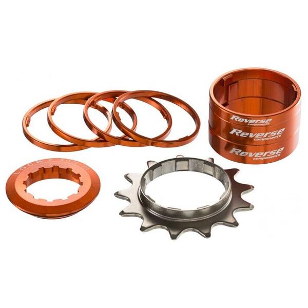Kit single speed Reverse 13T orange