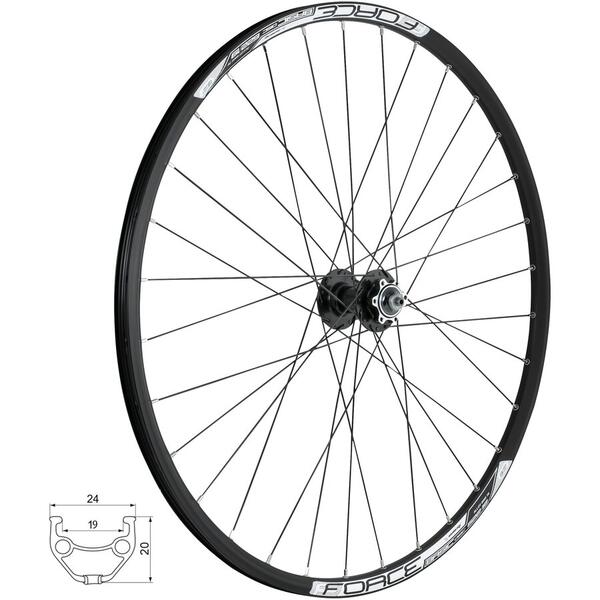 Roata Roata fata 28/29 Force Basic Disc 622x19 6 suruburi