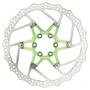 Disc frana Reverse Discrotor 180mm aluminiu/otel verde deschis