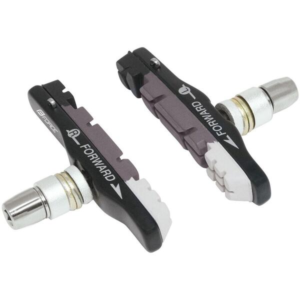 Saboti frana Force detasabili, negru/gri/alb 70mm