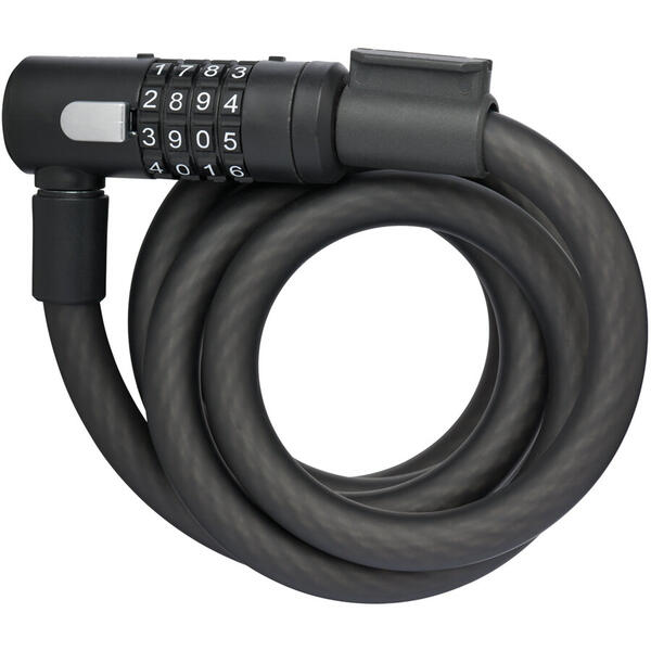 Antifurt Incuietoare cablu AXA Newton 180/15 cu cifru - Antracit