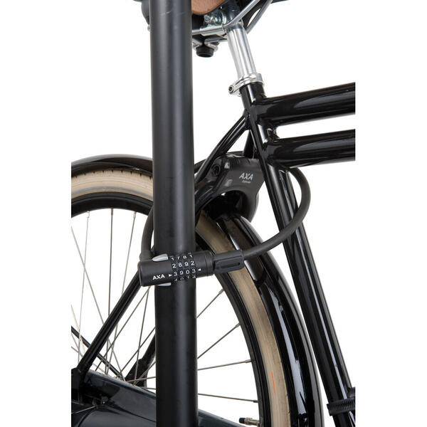 Antifurt Incuietoare cablu AXA Newton 60/12 cu cifru - Antracit