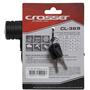 Antifurt Incuietoare cablu CROSSER CL-369 10x1800mm negru - cu suport
