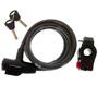Antifurt Incuietoare cablu CROSSER CL-823 10x1800mm - Negru