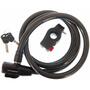 Antifurt Incuietoare cablu CROSSER CL-823 15x1800mm - Negru