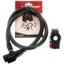 Antifurt Incuietoare cablu CROSSER CL-823 15x900mm - Negru