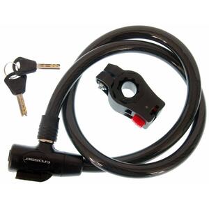 Incuietoare cablu CROSSER CL-823 15x900mm - Negru