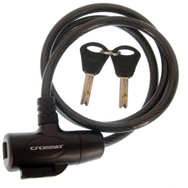 Antifurt Incuietoare cablu CROSSER CL-823 8E900mm - Negru