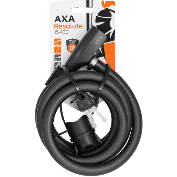 Antifurt Incuietoare cablu AXA Resolute 15x1800mm