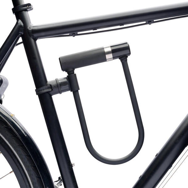 Antifurt Incuietoare U AXA Newton UL300mm 30/14 - Negru