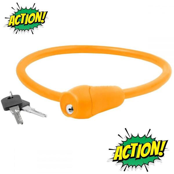 Antifurt ACTION Antifurt cu Cheie M-WAVE ”S 12.6 S”   Portocaliu