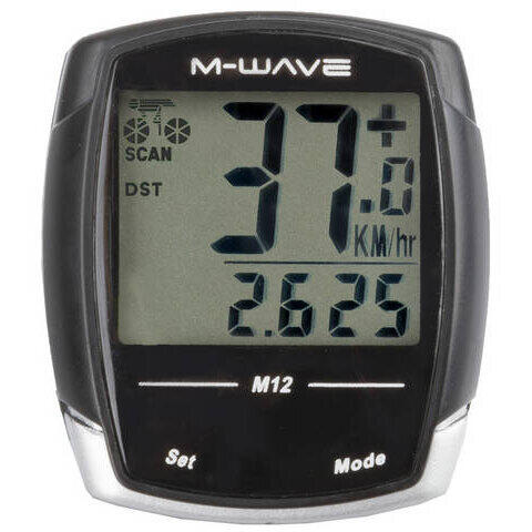 Ciclocomputer Bike Computer M-WAVE "M12"  12 Functii