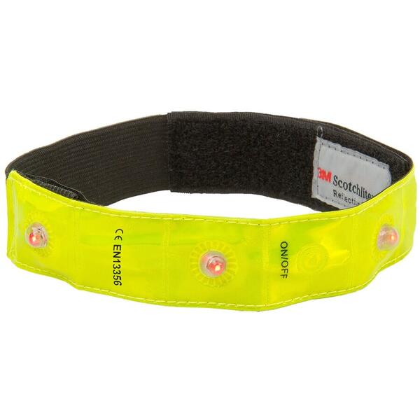 Banda Reflectorizanta M-WAVE ”WRAP FLASH” 4 LED-uri