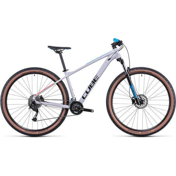 Bicicleta Cube AIM SL Prismagrey Blue 2022, roata 27.5 /  29