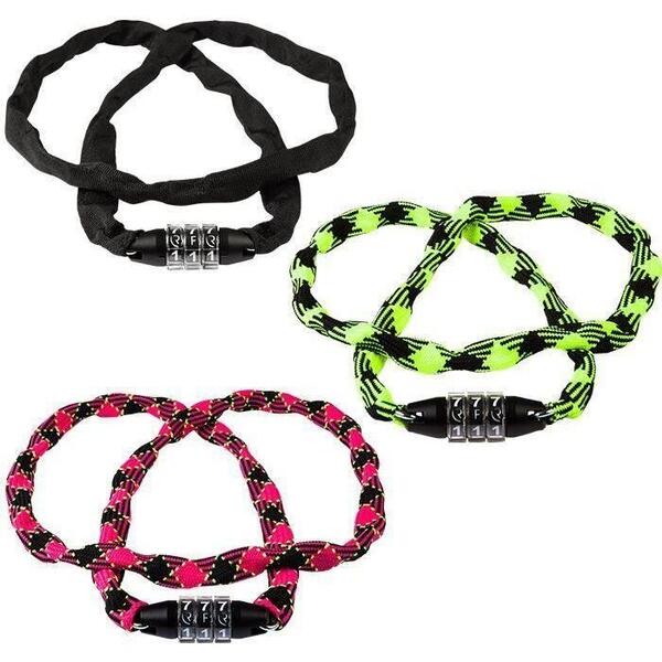 Antifurt ANTIFURT CU CIFRU RFR CHAIN COMBINATION LOCK STYLE CMPT Verde 3x3x1200mm