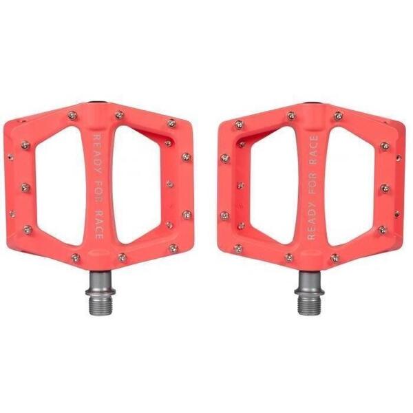 PEDALE CUBE RFR FLAT RACE Rosu somon