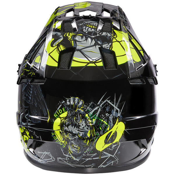 Casca ONEAL BACKFLIP Helmet ZOMBIE black neon yellow S (55 56 cm)