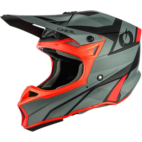 Casca ONEAL A  10SRS Hyperlite Helmet COMPACT gray red XL (61 62 cm)