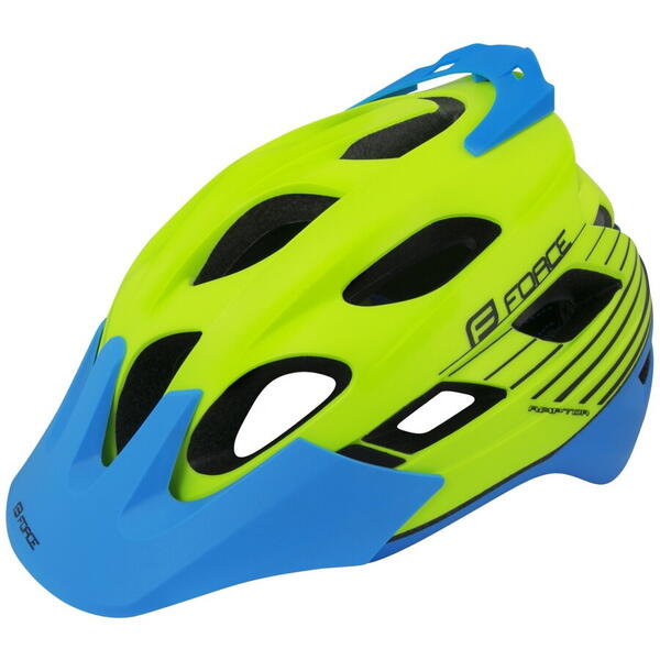 Casca Casca Force Raptor MTB fluo/albastru S-M (54-58 cm)
