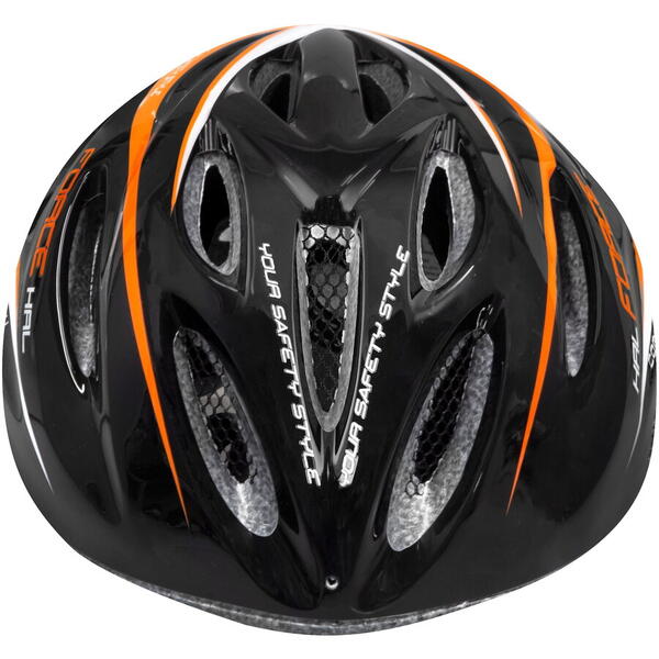 Casca Casca Force Hal negru/portocaliu/alb L-XL (58-62 cm)