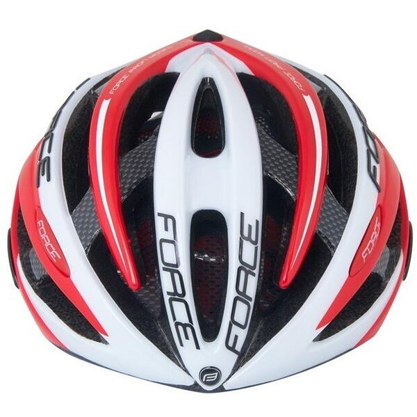 Casca Casca Force Road Junior, alb-rosu, XS-S (48-54 cm)