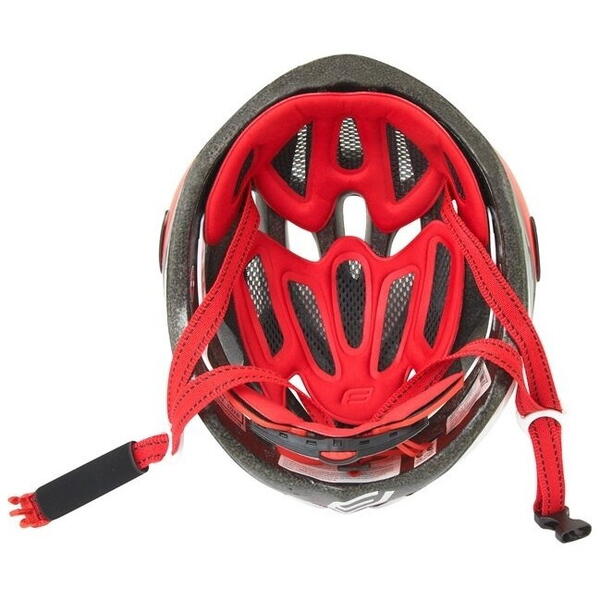 Casca Casca Force Road Junior, alb-rosu, XS-S (48-54 cm)