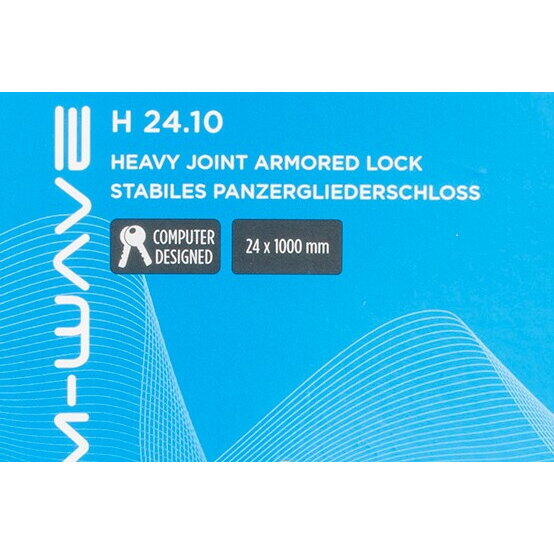 Antifurt M-Wave H24.10 cu cheie 24x1000mm