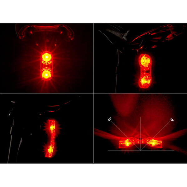 M-Wave Stop spate cu baterii Helios 2.3 2x0.5 watt