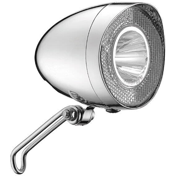UNION Far Clasic cu led UN-4920 20 Lux, 6V / 2.4W, Argintiu pentru dinam