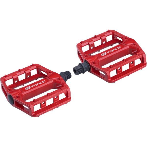 Force Pedale BMX Hot rulmenti aluminiu rosii