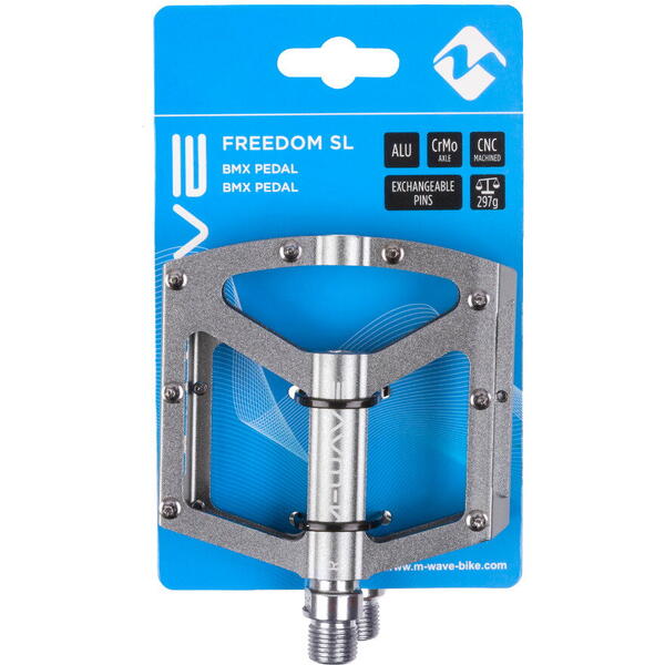 Pedale M-WAVE ”Freedom SL” Titanium Grey