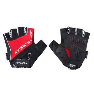 Manusi Force Grip gel negru/rosu M