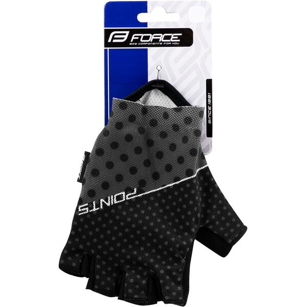 Manusi Force Points scurte Negru/Gri S