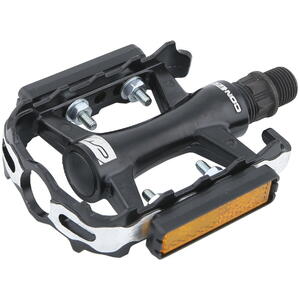 Pedale CONTEC CP-042 MTB/ATB aluminiu - Negru/Argintiu