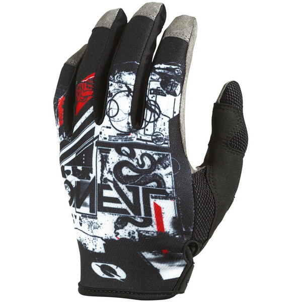 ONEAL Manusi Ciclism O Neal Mayhem Scarz V.22 - M 8.5, Negru-Alb-Rosu