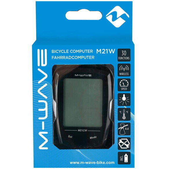 Ciclocomputer Bike Computer Wireless/Touchscreen  M-WAVE "M21W"  21 Functii