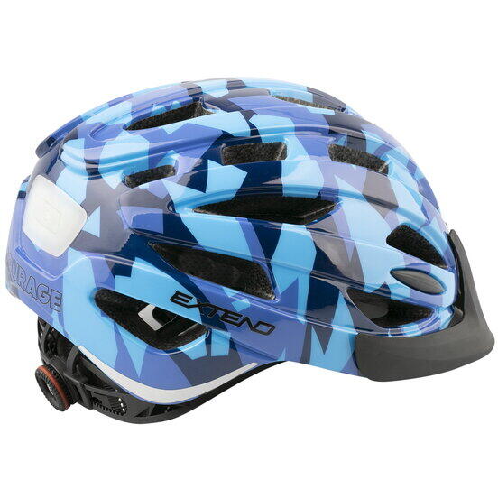 Casca Casca Ciclism EXTEND COURAGE "Led ", S/M (51-55cm), Camouflage Albastru