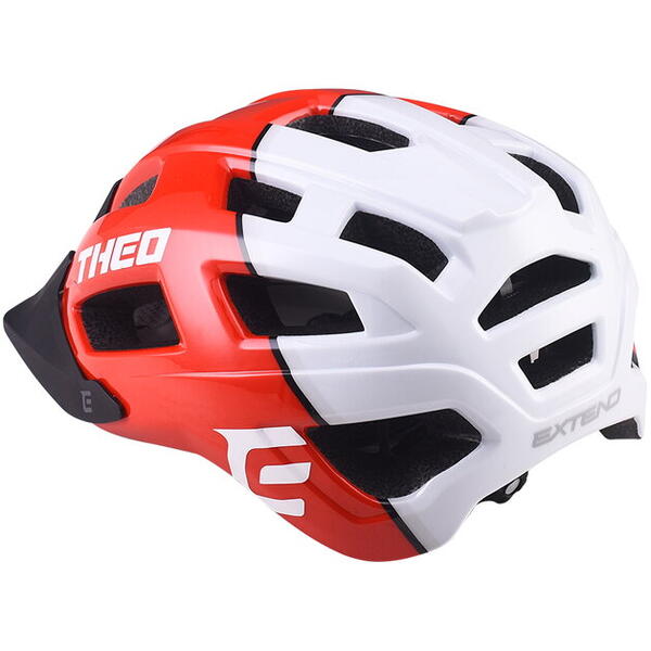 Casca Casca Ciclism  EXTEND THEO M-L (58-62 cm) Rosu/Alb