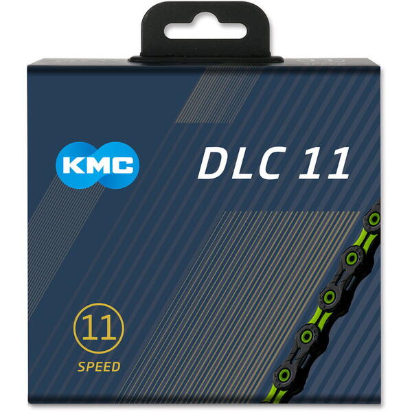 Lant KMC DLC11- Negru/ Verde 118 z