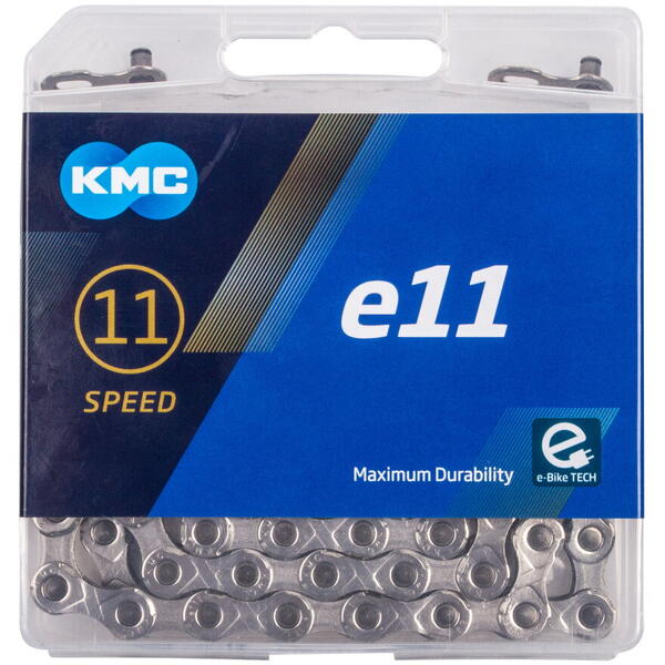 Lant E-Bike  KMC "E11-Silver" 11 viteze 122 zale