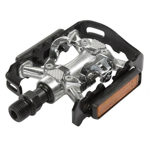 PEDALE AUTOMATE/PLATFORMA CUBE RFR TWIN NEGRU/ARGINTIU