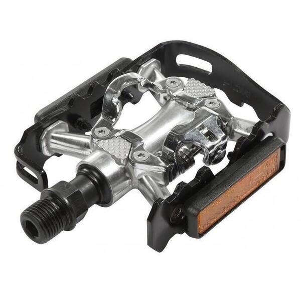 PEDALE AUTOMATE/PLATFORMA CUBE RFR TWIN NEGRU/ARGINTIU