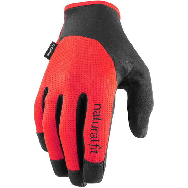 MANUSI CUBE GLOVES LONG FINGER X NF BLACK - RED XS