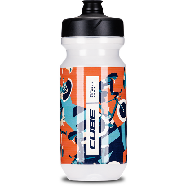BIDON CUBE FLOW 500 BLUE/ORANGE 500ml