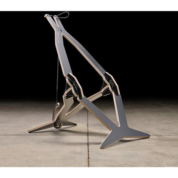 SUPORT BICICLETA MTB HOPPER VERTICAL Negru