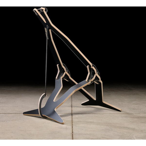 SUPORT BICICLETA MTB HOPPER VERTICAL Negru